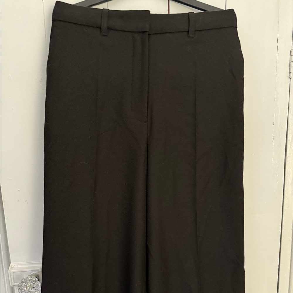 H&M Edition wool blend wide leg high waisted dress pants size 6 - Picture 4 of 10